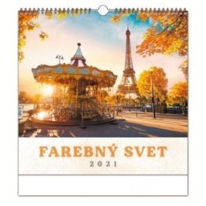 Nástenný kalendár 2021 Farebný svet