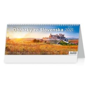 Kalendár stolový 2021 obrázky Slovenska